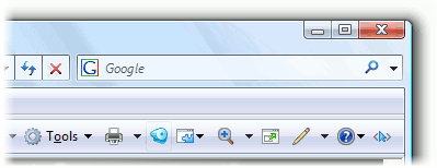 Click&Clean on the Internet Explorer toolbar Click&Clean on the Internet Explorer toolbar