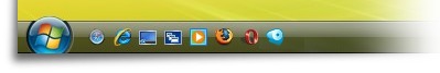 Click&Clean Taste in der Schnellstart-Symbolleiste (Quick Launch)
