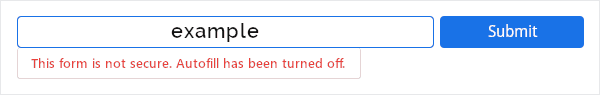 Google Chrome 86 With Insecure Forms Warning