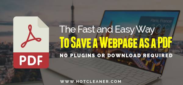 The Fast and Easy Way to Save Any Webpage as a PDF
