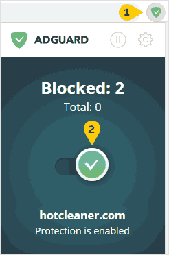 Add to the Whitelist in Adguard